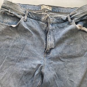 Abercrombie | Curve Love | 90s Straight Ultra High Rise Jeans 34|18L